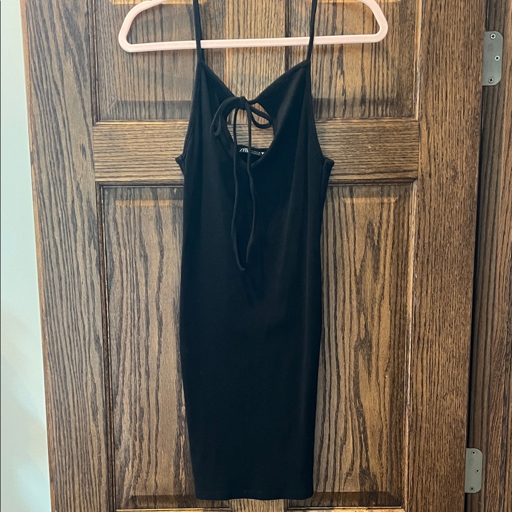 Zara Black Knit Dress